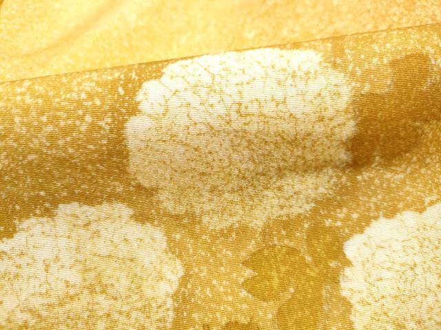 平和屋着物■訪問着　枝花文　暈し染め　たたき染め　正絹　逸品　DABI1998qa