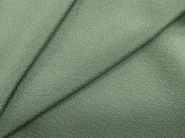 平和屋着物●上質な色無地　青磁鼠色　正絹　逸品　未使用　DABI2003ud