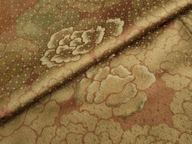 平和屋着物●訪問着　刺繍　舞花文　正絹　逸品　DABI2011ud