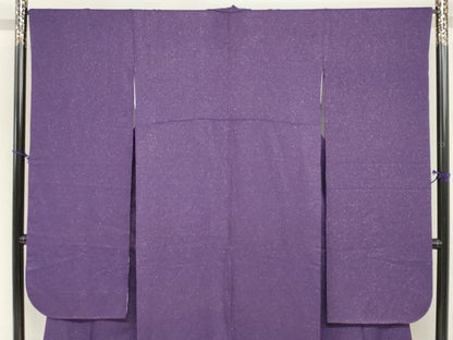 平和屋着物●豪華振袖　抽象地紋　葡萄色　金通し地　正絹　逸品　DABI2019ud
