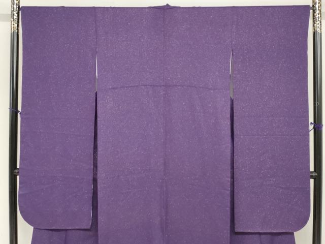 平和屋着物●豪華振袖　抽象地紋　葡萄色　金通し地　正絹　逸品　DABI2019ud