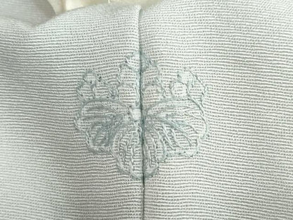 平和屋着物●訪問着　寿光織　草花文　金糸　正絹　逸品　DABI2021ud