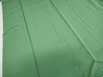 平和屋着物●上質な色無地　作家物　花尽くし地紋　若竹色　ロング丈　正絹　逸品　未使用　DABI2022ud
