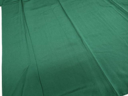 平和屋着物●上質な色無地　萌葱色　正絹　逸品　DABI2025ud