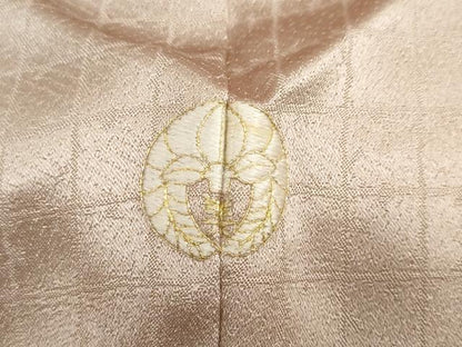 平和屋着物●訪問着　草花文　金彩　正絹　逸品　未使用　DABI2027ud