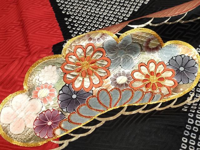 平和屋着物●豪華振袖　絞り　辻が花　暈し染め　銀通し地　正絹　逸品　DABI2033ud