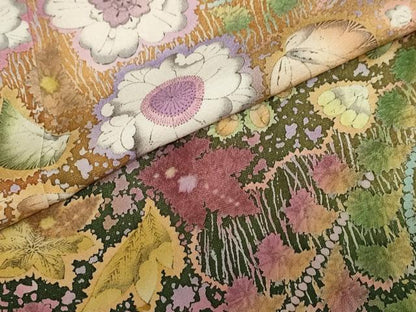平和屋着物●豪華振袖　絞り　辻が花　暈し染め　銀通し地　正絹　逸品　DABI2034ud
