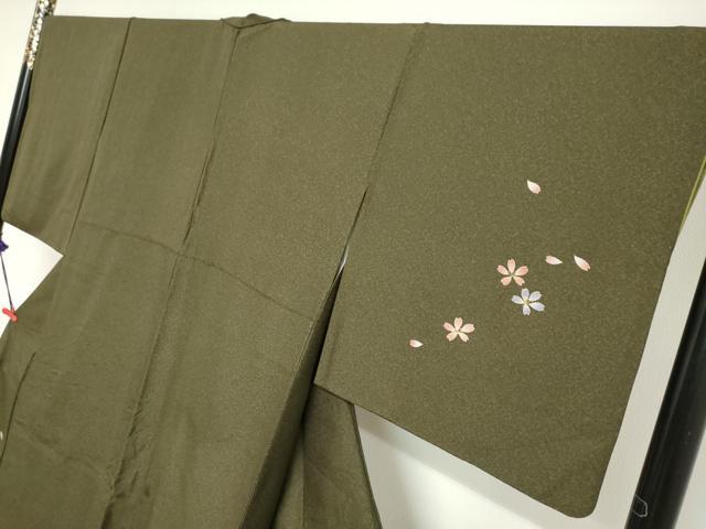 平和屋着物●訪問着　舞花文　源氏香　金彩　正絹　逸品　DABI2035ud