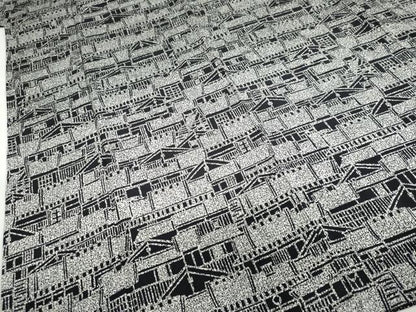 平和屋着物●二代目 川村久太郎　訪問着　風景文　正絹　逸品　DABI2036ud