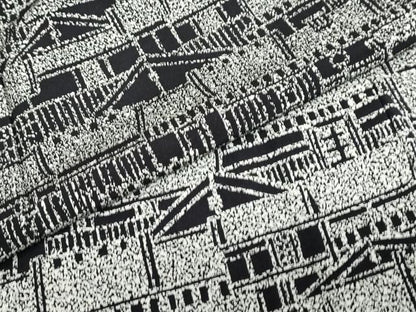 平和屋着物●二代目 川村久太郎　訪問着　風景文　正絹　逸品　DABI2036ud