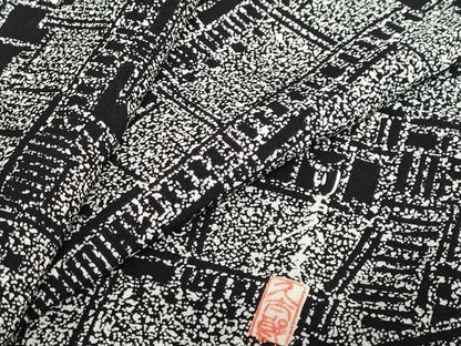 平和屋着物●二代目 川村久太郎　訪問着　風景文　正絹　逸品　DABI2036ud