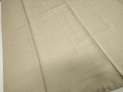 平和屋着物●本草木染作家　瑞鳳　色無地　紋意匠　亜麻色　正絹　逸品　DABI2048ud