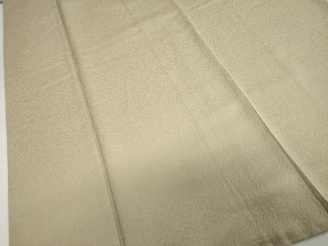 平和屋着物●本草木染作家　瑞鳳　色無地　紋意匠　亜麻色　正絹　逸品　DABI2048ud