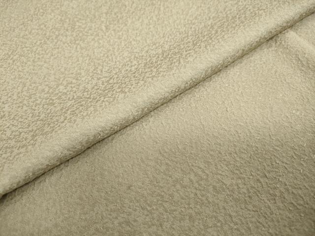 平和屋着物●本草木染作家　瑞鳳　色無地　紋意匠　亜麻色　正絹　逸品　DABI2048ud