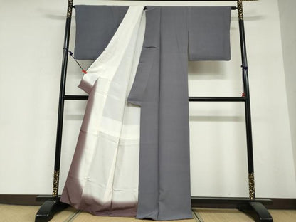 平和屋着物●上質な色無地　紅碧色　正絹　逸品　DABI2064ud