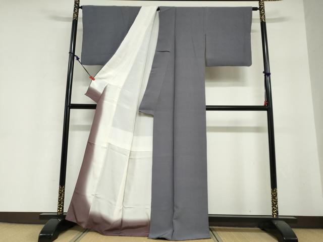 平和屋着物●上質な色無地　紅碧色　正絹　逸品　DABI2064ud