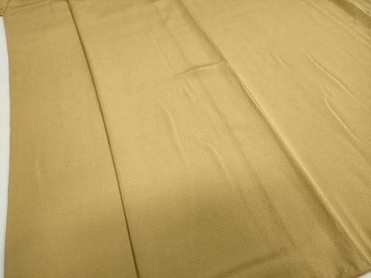 平和屋着物●本草木染作家　瑞鳳　色無地　桑染色　正絹　逸品　DABI2065ud
