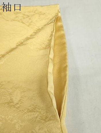 平和屋着物●上質な色無地　辻が花地紋　砥粉色　正絹　逸品　DABI2069ud