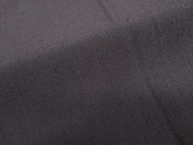 平和屋着物●上質な色無地　黒紅色　正絹　逸品　DABI2086ud