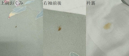 平和屋着物●訪問着　友禅　作家物　草花文　正絹　逸品　DABI2088ud