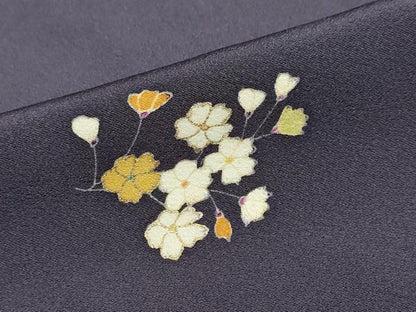 平和屋着物●訪問着　枝花文　金彩　正絹　逸品　DABI2090ud