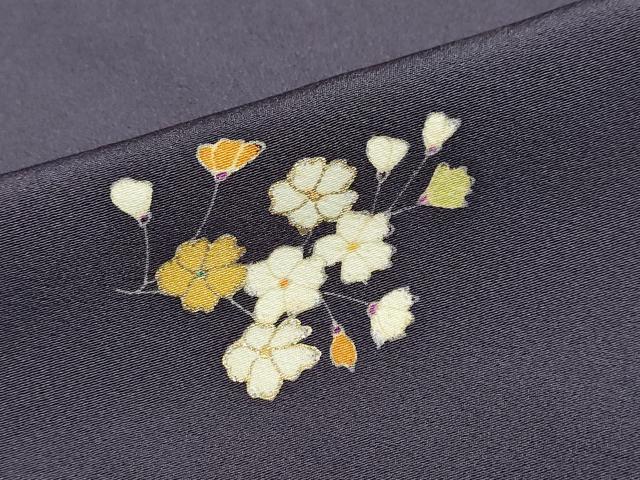 平和屋着物●訪問着　枝花文　金彩　正絹　逸品　DABI2090ud