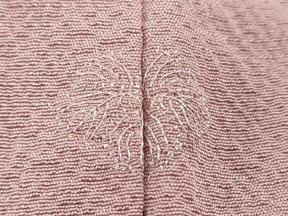 平和屋着物●上質な色無地　浅紫色　正絹　逸品　DABI2100ud
