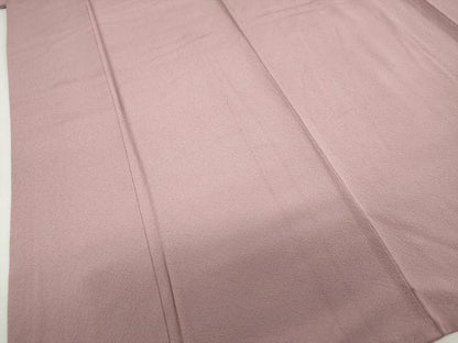平和屋着物●上質な色無地　浅紫色　正絹　逸品　DABI2100ud