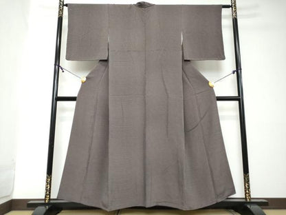 平和屋着物●江戸小紋　角通し　正絹　逸品　DABI2104ud