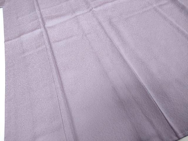 平和屋着物●上質な色無地　紋意匠　藤鼠色　正絹　逸品　未使用　DABI2118ud
