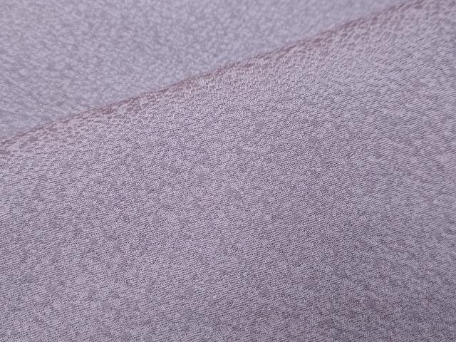 平和屋着物●上質な色無地　紋意匠　藤鼠色　正絹　逸品　未使用　DABI2118ud