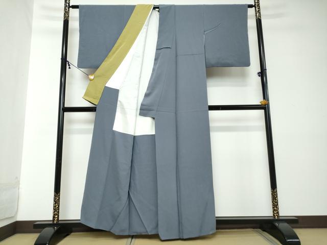 平和屋着物●上質な色無地　薄花色　正絹　逸品　DABI2121ud