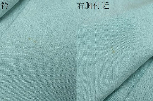 平和屋着物●本草木染作家　瑞鳳　色無地　空色　正絹　逸品　DABI2127ud