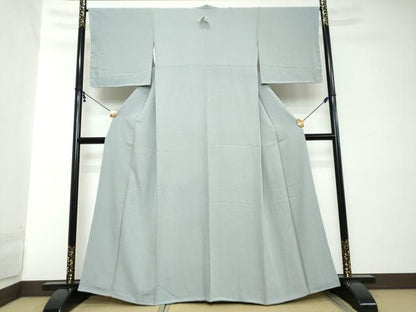 平和屋着物●上質な色無地　浅縹色　正絹　逸品　未使用　DABI2130ud