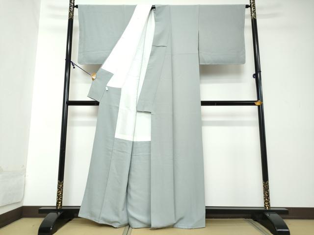 平和屋着物●上質な色無地　浅縹色　正絹　逸品　未使用　DABI2130ud