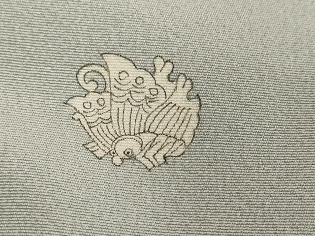 平和屋着物●豪華色留袖　友禅　風景樹林文　正絹　逸品　DABI2137ud