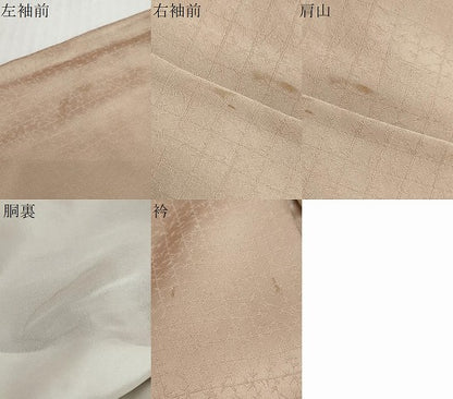 平和屋着物●訪問着　幸芝草花文　暈し染め　金彩　正絹　逸品　DABI2139ud