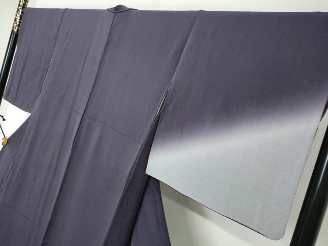 平和屋着物●訪問着　群鶴文　暈し染め　金銀彩　鬼しぼ縮緬　正絹　逸品　DABI2145ud