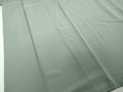 平和屋着物●上質な色無地　水浅葱色　正絹　逸品　DABI2152ud