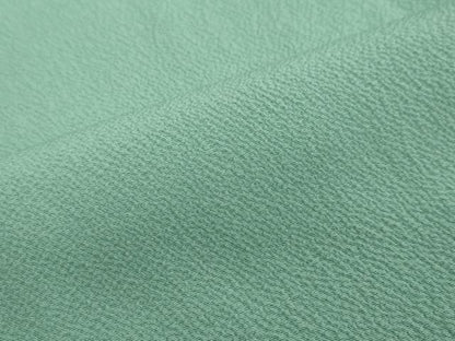 平和屋着物●上質な色無地　白群色　正絹　逸品　未使用　DABI2155ud