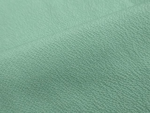 平和屋着物●上質な色無地　白群色　正絹　逸品　未使用　DABI2155ud