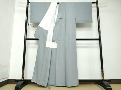 平和屋着物●上質な色無地　浅縹色　正絹　逸品　未使用　DABI2159ud
