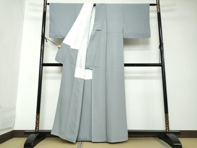 平和屋着物●上質な色無地　浅縹色　正絹　逸品　未使用　DABI2159ud