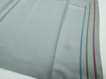 平和屋着物●上質な色無地　浅縹色　正絹　逸品　未使用　DABI2159ud