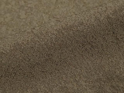 平和屋着物●上質な色無地　霞地紋　黒茶色　正絹　逸品　未使用　DABI2189ud
