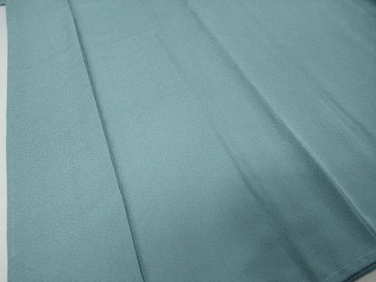平和屋着物●上質な色無地　紗綾型地紋　浅縹色　正絹　逸品　未使用　DABI2190ud