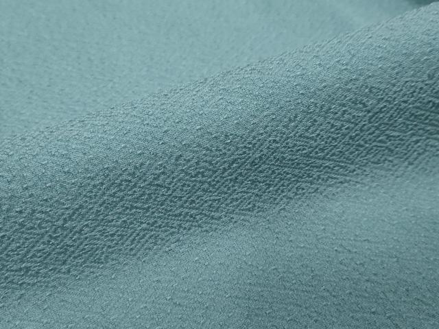 平和屋着物●上質な色無地　紗綾型地紋　浅縹色　正絹　逸品　未使用　DABI2190ud