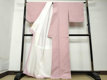平和屋着物●上質なお召　縞　正絹　逸品　未使用　DABI2204ud