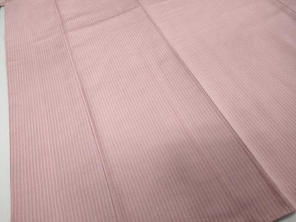 平和屋着物●上質なお召　縞　正絹　逸品　未使用　DABI2204ud