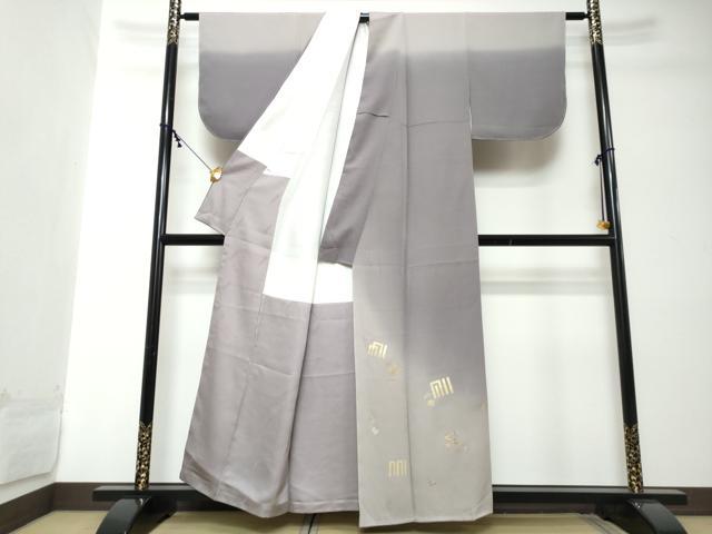 平和屋着物●清次郎作　訪問着　源氏香　暈し染め　金銀彩　正絹　逸品　未使用　DABI2207ud